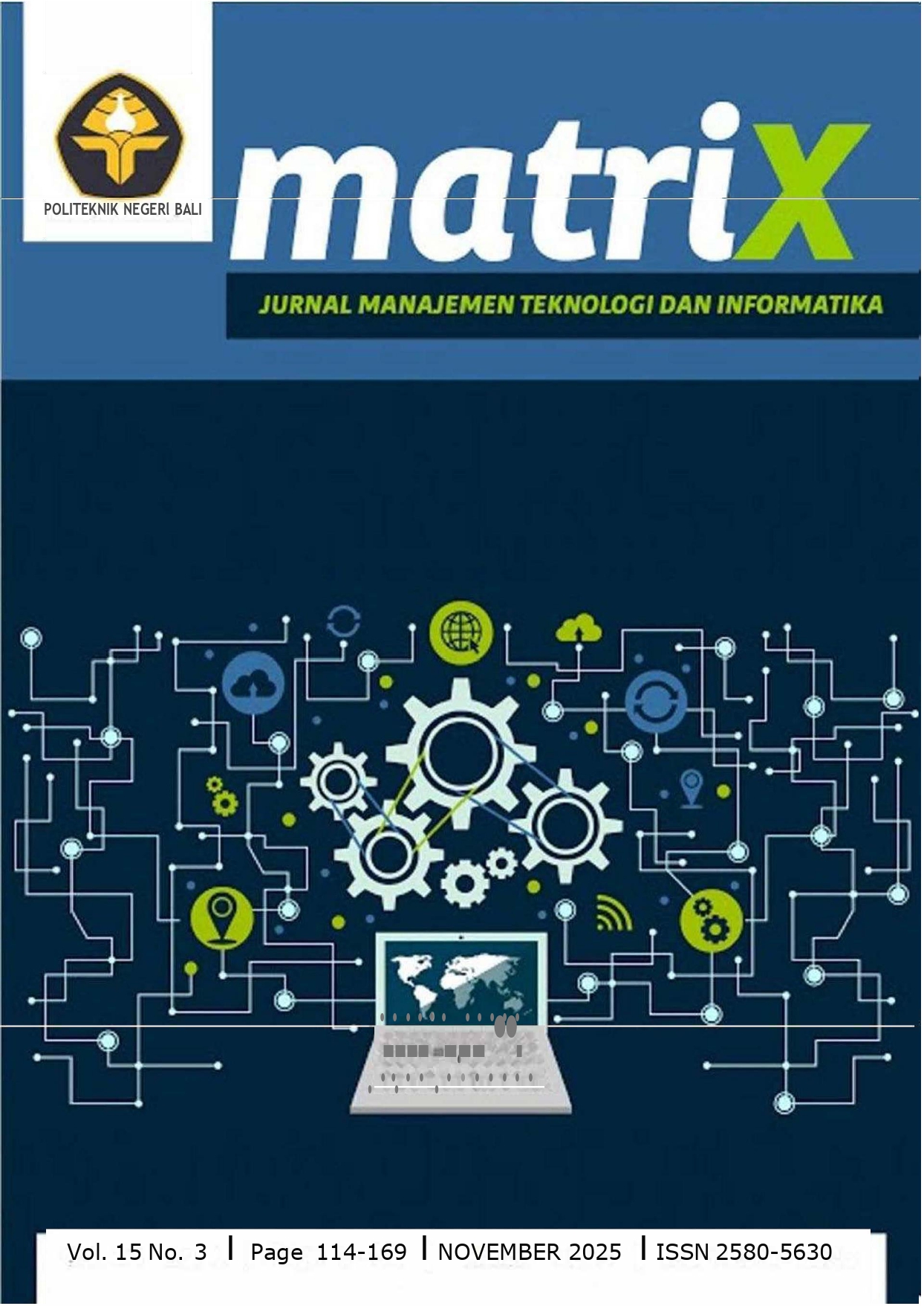 					View Vol. 15 No. 3 (2025): Matrix: Jurnal Manajemen Teknologi dan Informatika
				
