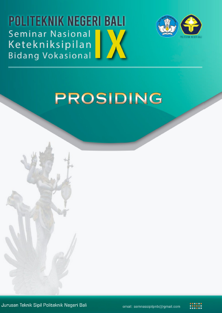 					View Vol. 9 No. 1 (2021): Prosiding Seminar Nasional Ketekniksipilan Bidang Vokasional IX
				