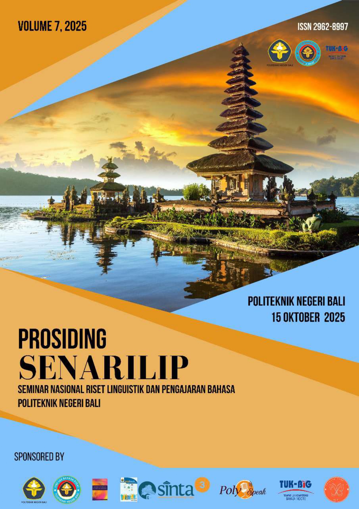 					View Vol. 7 No. 1 (2025): PROSIDING SEMINAR NASIONAL RISET LINGUISTIK DAN PENGAJARAN BAHASA (SENARILIP IX)
				
